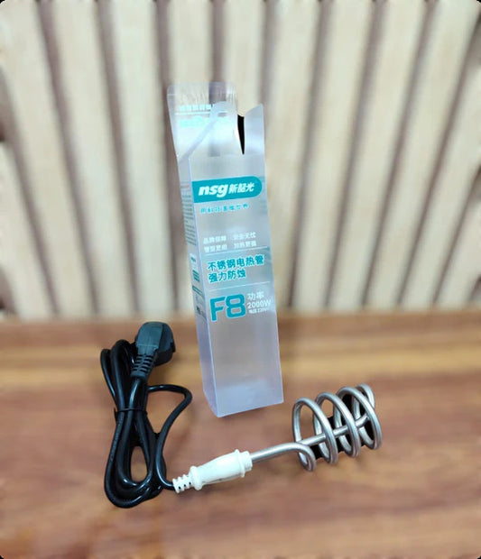 Electric Water Heating Rod 2000W | Safe, Shockproof & Fast Water Heater | With Box