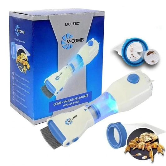 Electric V-Comb Anti Lice Machine | Chemical-Free Safe Lice & Egg Removal Device