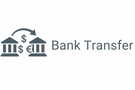 Write bank transfer and icon with it